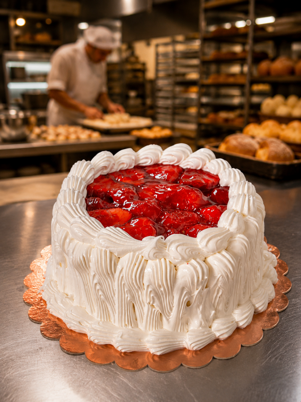 Tarta con Frutillas