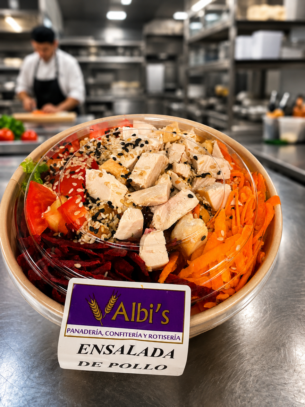Ensalada de Pollo.