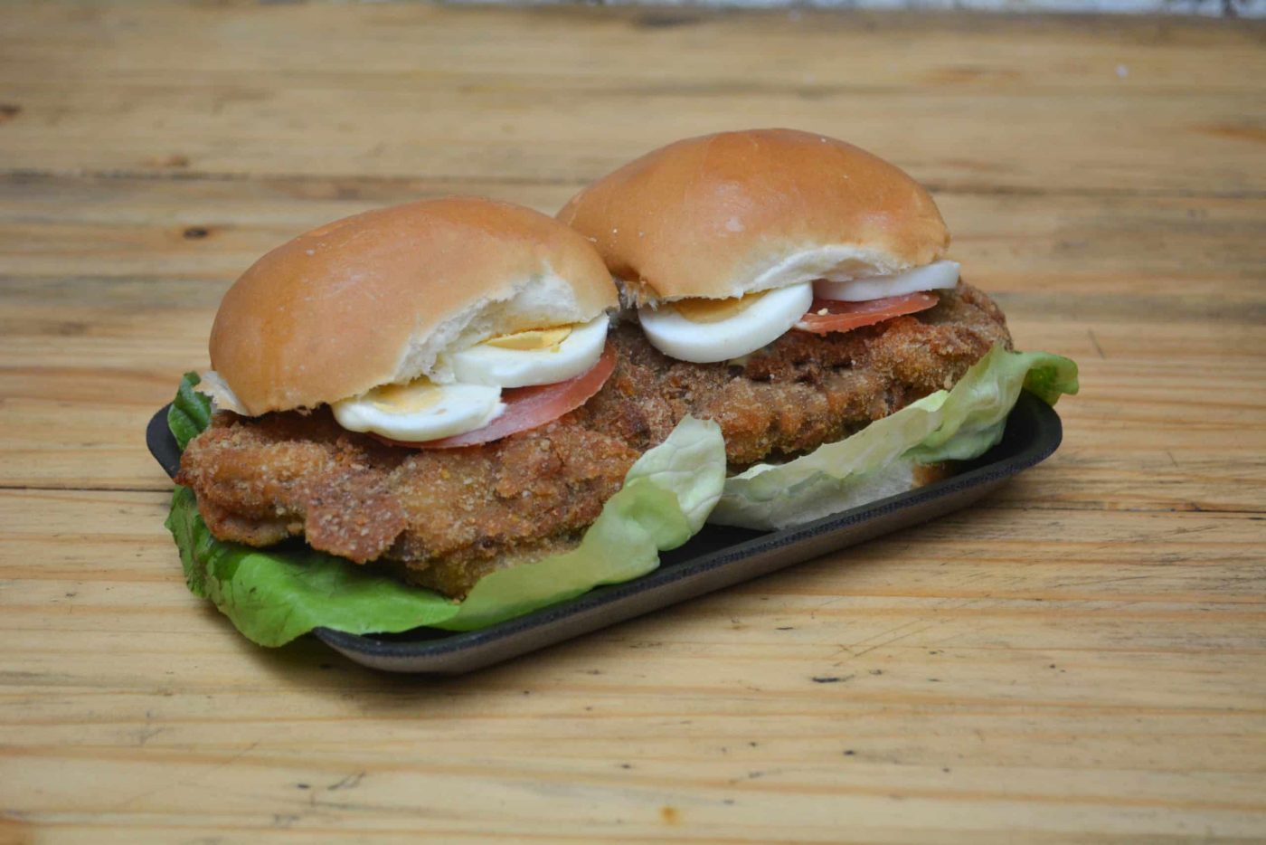 Milanesa en dos panes